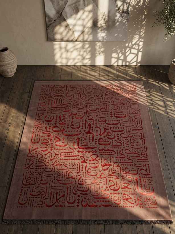 فرش مدرن بزرگ谎言 طرح سیاه قلم سایز دوازده متر